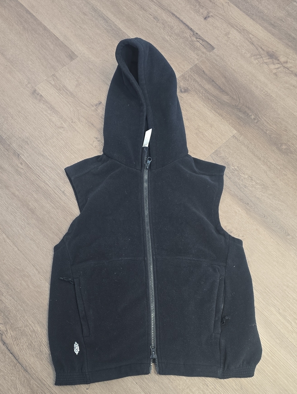 FP Movement by Free People Black Hooded Fleece Vest